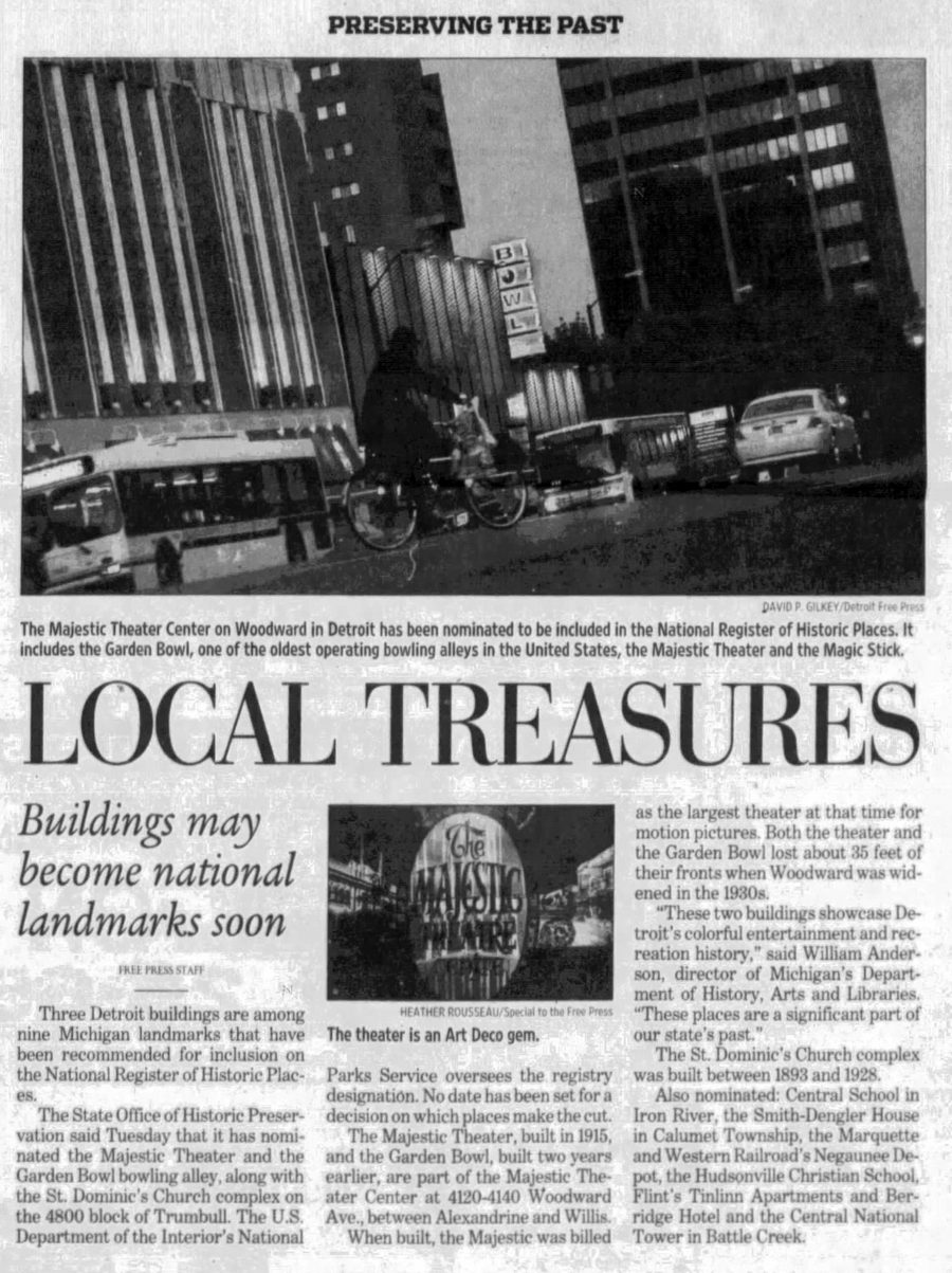 Majestic Theatre - Jan 31 2008 Article (newer photo)